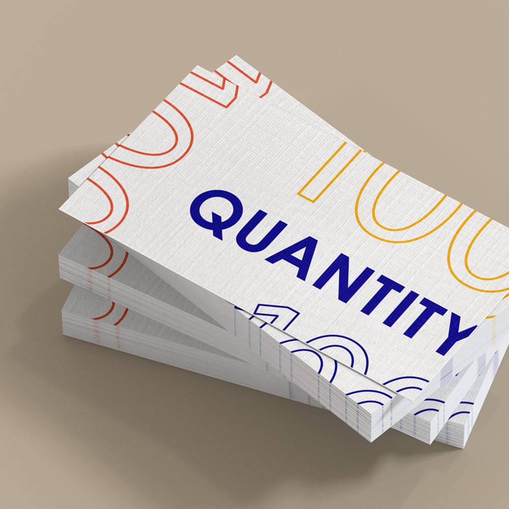 Linen Business Card Quantity